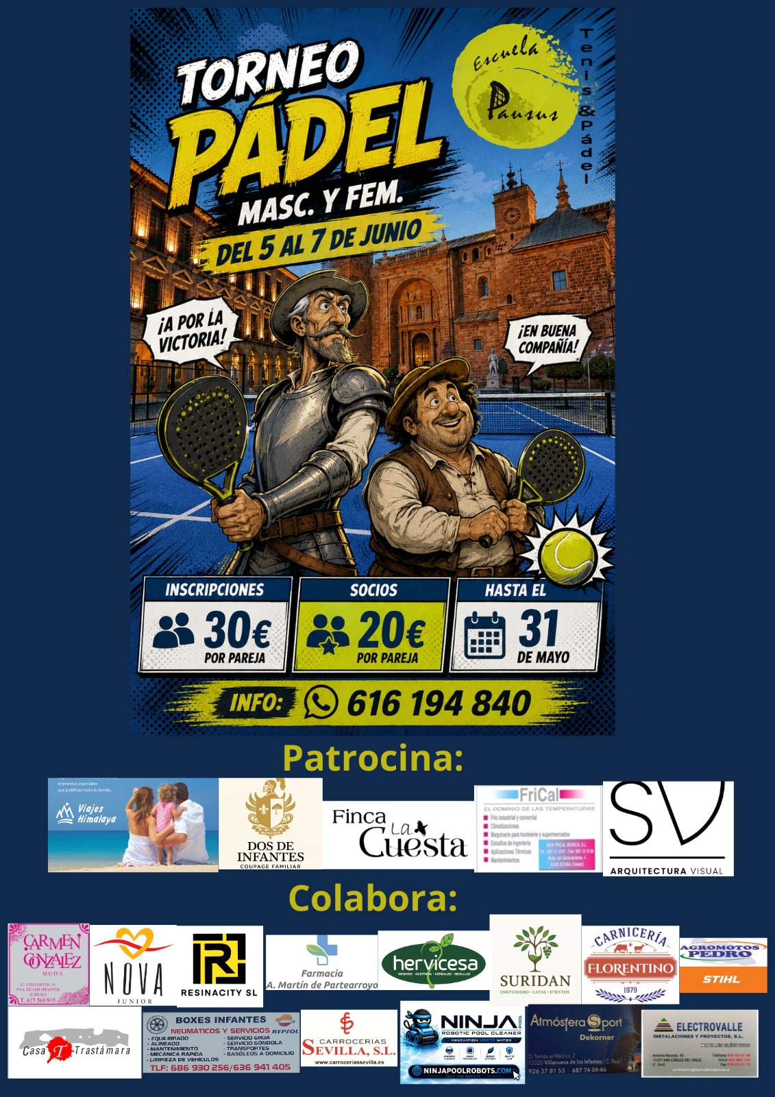 Torneo Pádel Masculino & Femenino